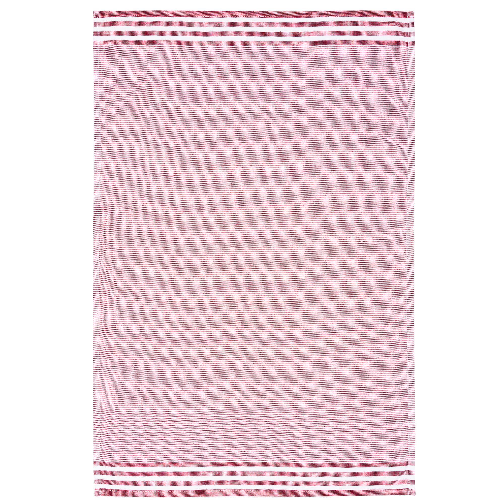MUkitchen Crimson Stripe Modern Terry Cloth Towel